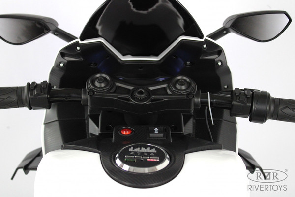 Изображение товара Детский мотоцикл RiverToys М777БХ (белый)