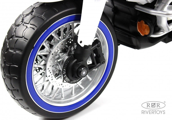 Изображение товара Детский мотоцикл RiverToys М111БХ (белый)