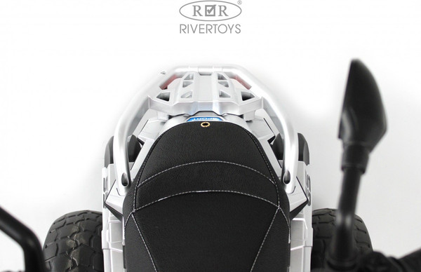 Изображение товара Детский мотоцикл RiverToys М111БХ (белый)