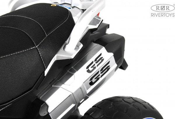 Изображение товара Детский мотоцикл RiverToys М111БХ (белый)