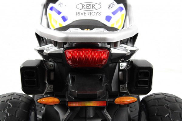 Изображение товара Детский мотоцикл RiverToys М111БХ (белый)