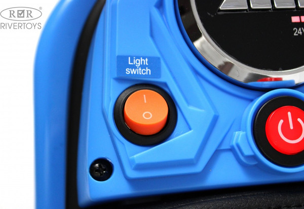 Изображение товара Детский мотоцикл RiverToys A005AA (синий)