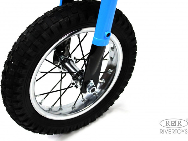 Изображение товара Детский мотоцикл RiverToys A005AA (синий)