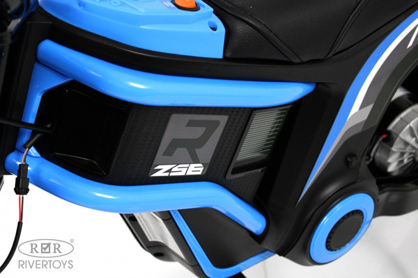 Изображение товара Детский мотоцикл RiverToys A005AA (синий)