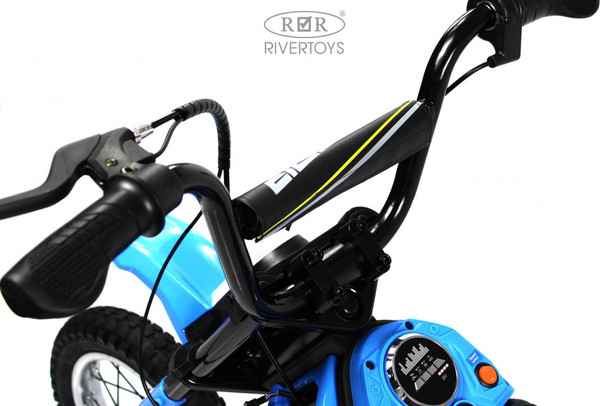 Изображение товара Детский мотоцикл RiverToys A005AA (синий)