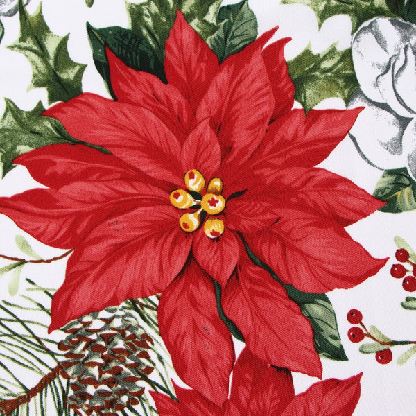 Изображение товара Комплект штор Доляна Рождественские цветы / 10643126