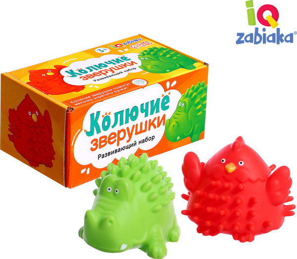 Изображение товара Развивающий игровой набор Zabiaka IQ Колючие зверушки / 10361421