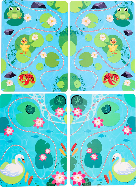 Изображение товара Развивающий игровой набор Zabiaka IQ Помоги уточке / 10348996