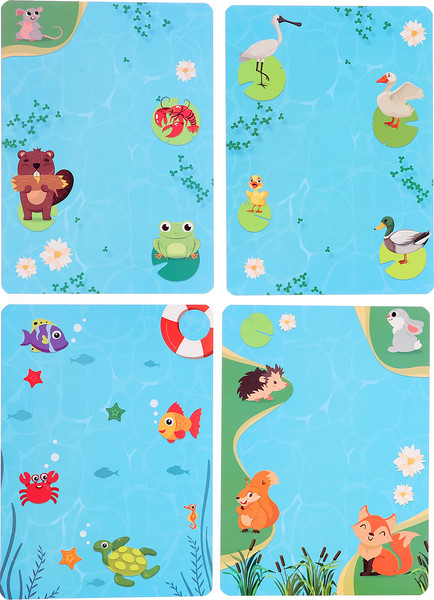 Изображение товара Развивающий игровой набор Zabiaka IQ Помоги уточке / 10348996