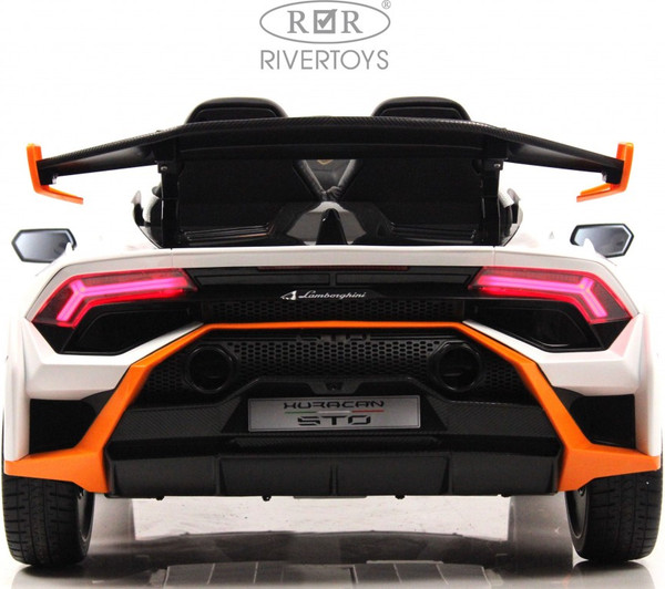 Изображение товара Детский автомобиль RiverToys Lamborghini Huracan STO / E888EE (белый)