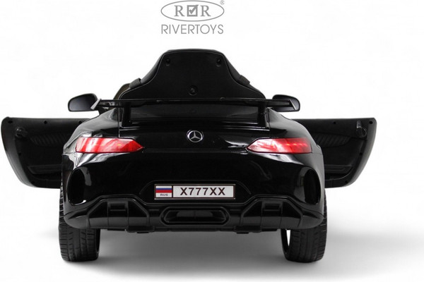 Изображение товара Детский автомобиль RiverToys Mercedes-Benz AMG GT / X777XX (черный глянец)