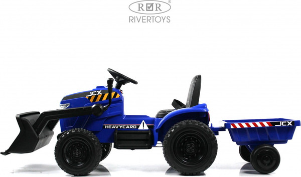 Изображение товара Детский автомобиль RiverToys Трактор-погрузчик / T333TT (синий)