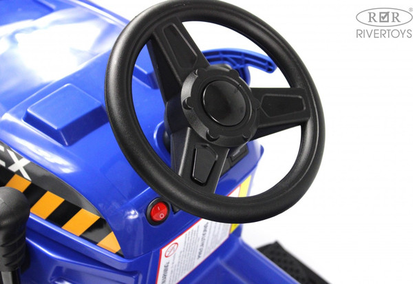 Изображение товара Детский автомобиль RiverToys Трактор-погрузчик / T333TT (синий)