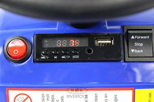 Изображение товара Детский автомобиль RiverToys Трактор-погрузчик / T333TT (синий)