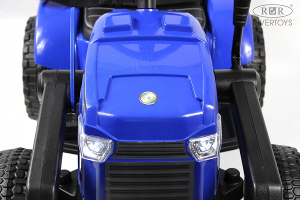 Изображение товара Детский автомобиль RiverToys Трактор-погрузчик / T333TT (синий)
