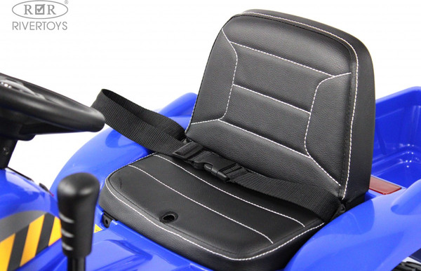 Изображение товара Детский автомобиль RiverToys Трактор-погрузчик / T333TT (синий)
