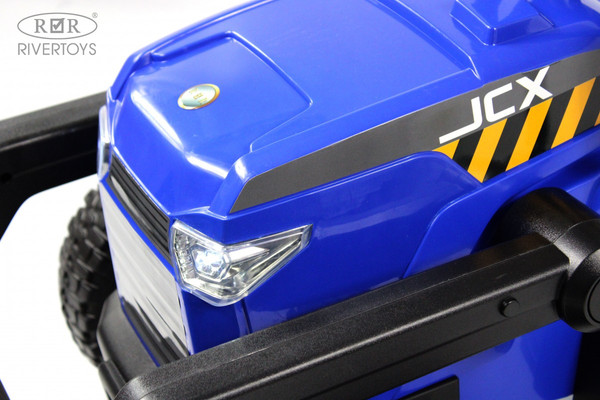 Изображение товара Детский автомобиль RiverToys Трактор-погрузчик / T333TT (синий)