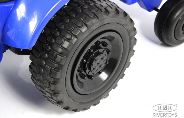 Изображение товара Детский автомобиль RiverToys Трактор-погрузчик / T333TT (синий)