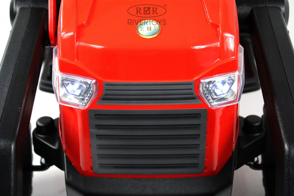 Изображение товара Детский автомобиль RiverToys Трактор-погрузчик / T333TT (красный)