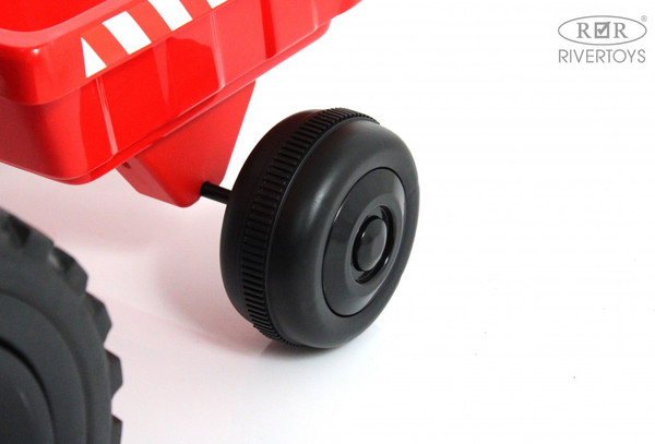 Изображение товара Детский автомобиль RiverToys Трактор-погрузчик / T333TT (красный)