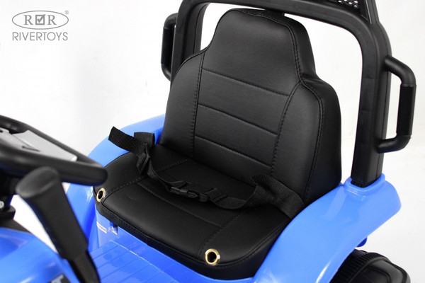 Изображение товара Детский автомобиль RiverToys Трактор-погрузчик / C004MC (синий)