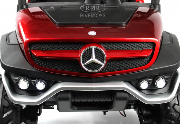 Изображение товара Детский автомобиль RiverToys Mercedes-Benz Unimog Concept P555BP (вишневый глянец)