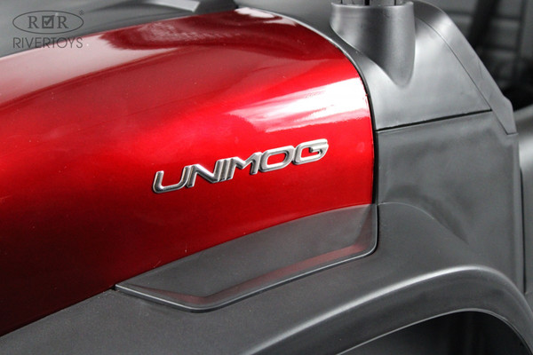 Изображение товара Детский автомобиль RiverToys Mercedes-Benz Unimog Concept P555BP (вишневый глянец)