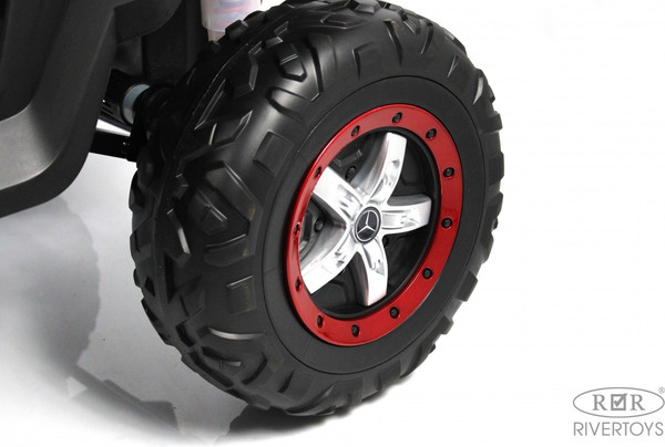 Изображение товара Детский автомобиль RiverToys Mercedes-Benz Unimog Concept P555BP (вишневый глянец)