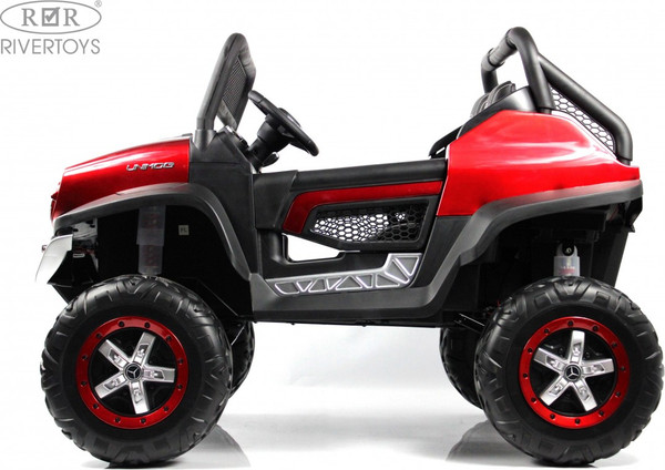 Изображение товара Детский автомобиль RiverToys Mercedes-Benz Unimog Concept P555BP (вишневый глянец)