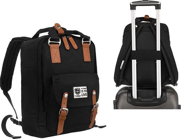 Изображение товара Рюкзак Peterson PTN 2023-1 (черный/коричневый)