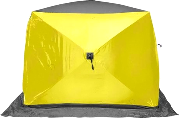 Изображение товара Палатка Premier Fishing Куб Лонг-2 зимняя / PR-WFS-2L-YG (желтый/серый)