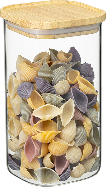 Изображение товара Емкость для хранения Smart Solutions Glass Bamboo / SS0000161