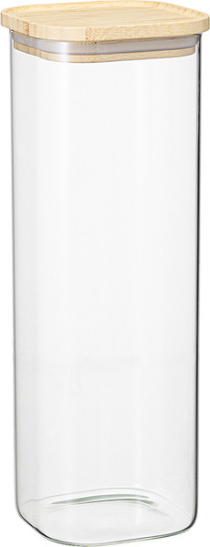 Изображение товара Емкость для хранения Smart Solutions Glass Bamboo / SS0000163