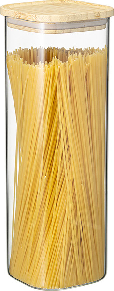 Изображение товара Емкость для хранения Smart Solutions Glass Bamboo / SS0000163
