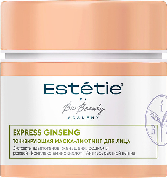 Изображение товара Маска для лица кремовая Estetie Express Ginseng Тонизирующая (50мл)