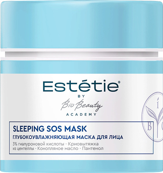 Изображение товара Маска для лица кремовая Estetie Sleeping SOS Глубокоувлажняющая (45мл)