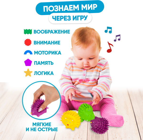 Изображение товара Набор игрушек для ванной Solmax&Kids SM06739