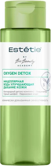 Изображение товара Мицеллярная вода Estetie Oxygen Detox Улучшающая дыхание кожи (180мл)