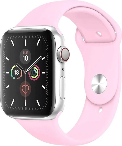 Изображение товара Ремешок для умных часов Bingo Silicone для Apple Watch 38/40/41мм (S, розовый)