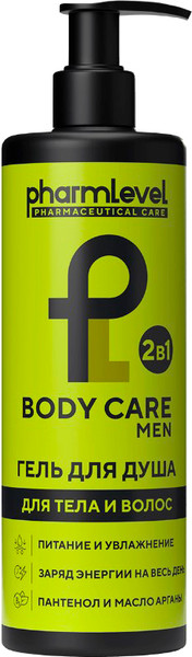 Изображение товара Гель для душа Pharmlevel Body Care Men 2в1 (400мл)