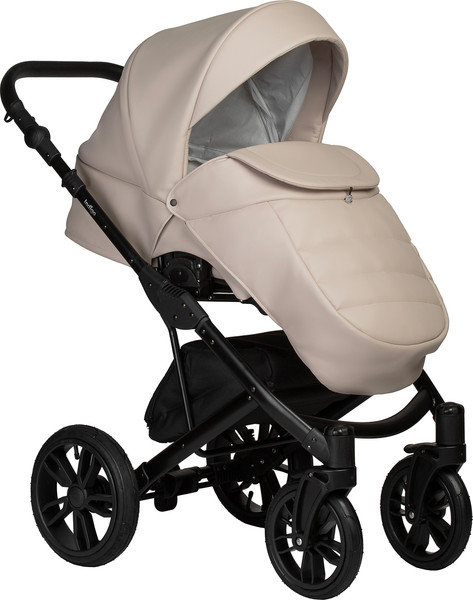 Изображение товара Детская универсальная коляска INDIGO Mio Eco 2 в 1 (02, светло-бежевая кожа)