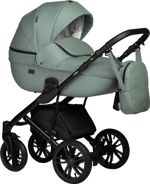 Изображение товара Детская универсальная коляска INDIGO Mio Eco 2 в 1 (03, шалфей кожа)
