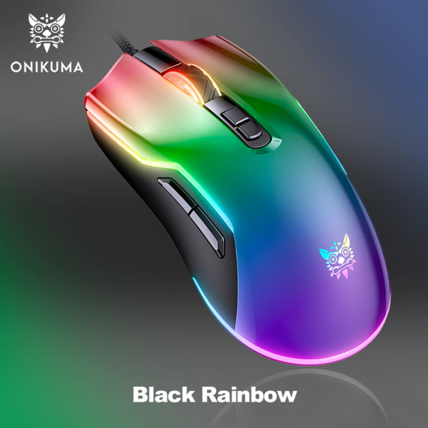 Изображение товара Мышь Onikuma CW922 Black Rainbow
