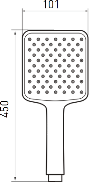 Изображение товара Лейка ручного душа Gross Aqua Edge GA1550MB
