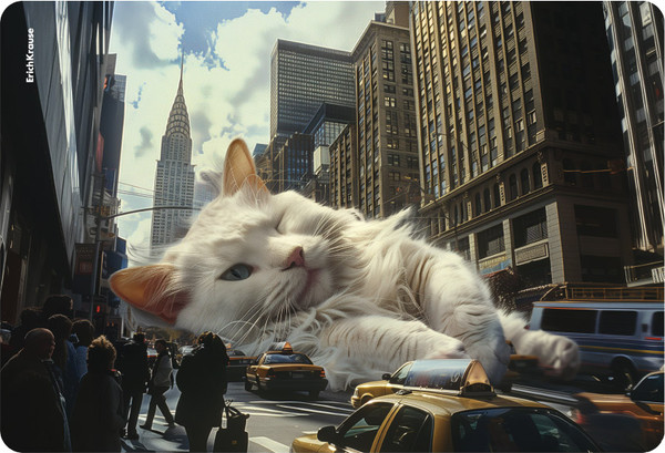 Изображение товара Бювар Erich Krause Big City Cats / 63522