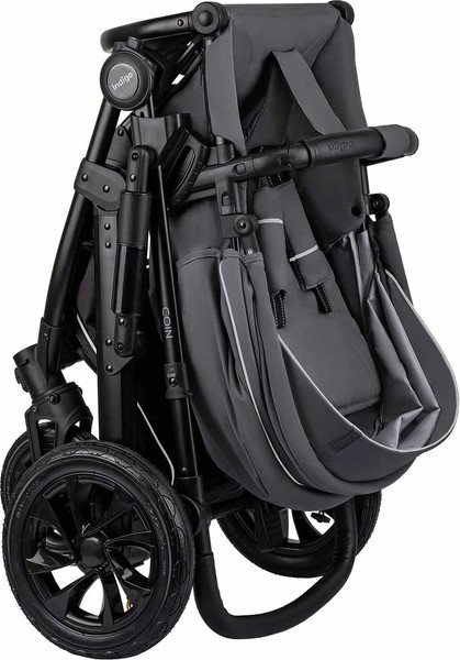 Изображение товара Детская универсальная коляска INDIGO Coin 2 в 1 (темно-серый)