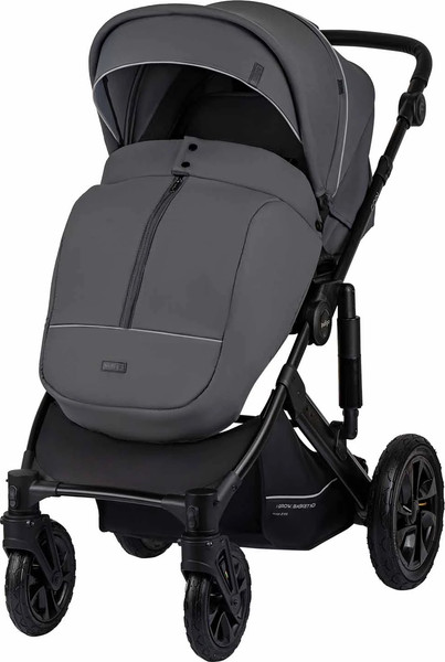 Изображение товара Детская универсальная коляска INDIGO Coin 2 в 1 (темно-серый)