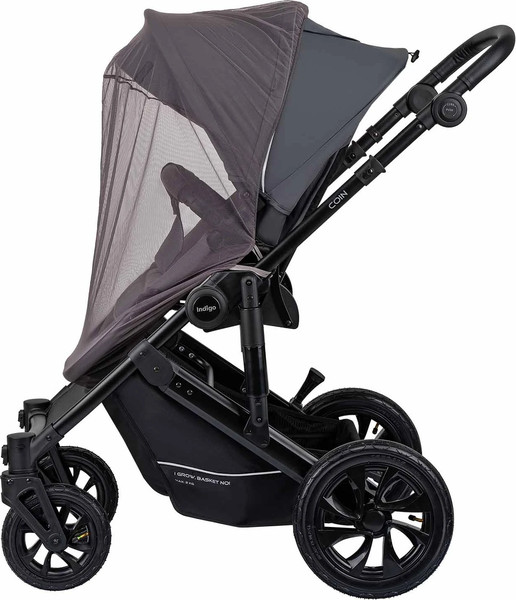 Изображение товара Детская универсальная коляска INDIGO Coin 2 в 1 (темно-серый)