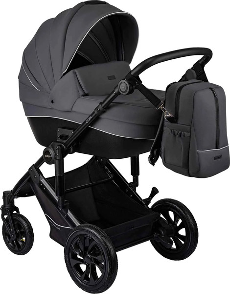 Изображение товара Детская универсальная коляска INDIGO Coin 2 в 1 (темно-серый)