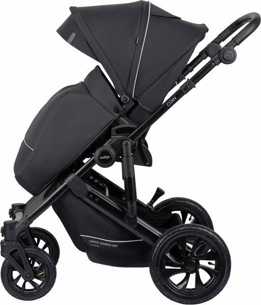 Изображение товара Детская универсальная коляска INDIGO Coin 2 в 1 (черный)